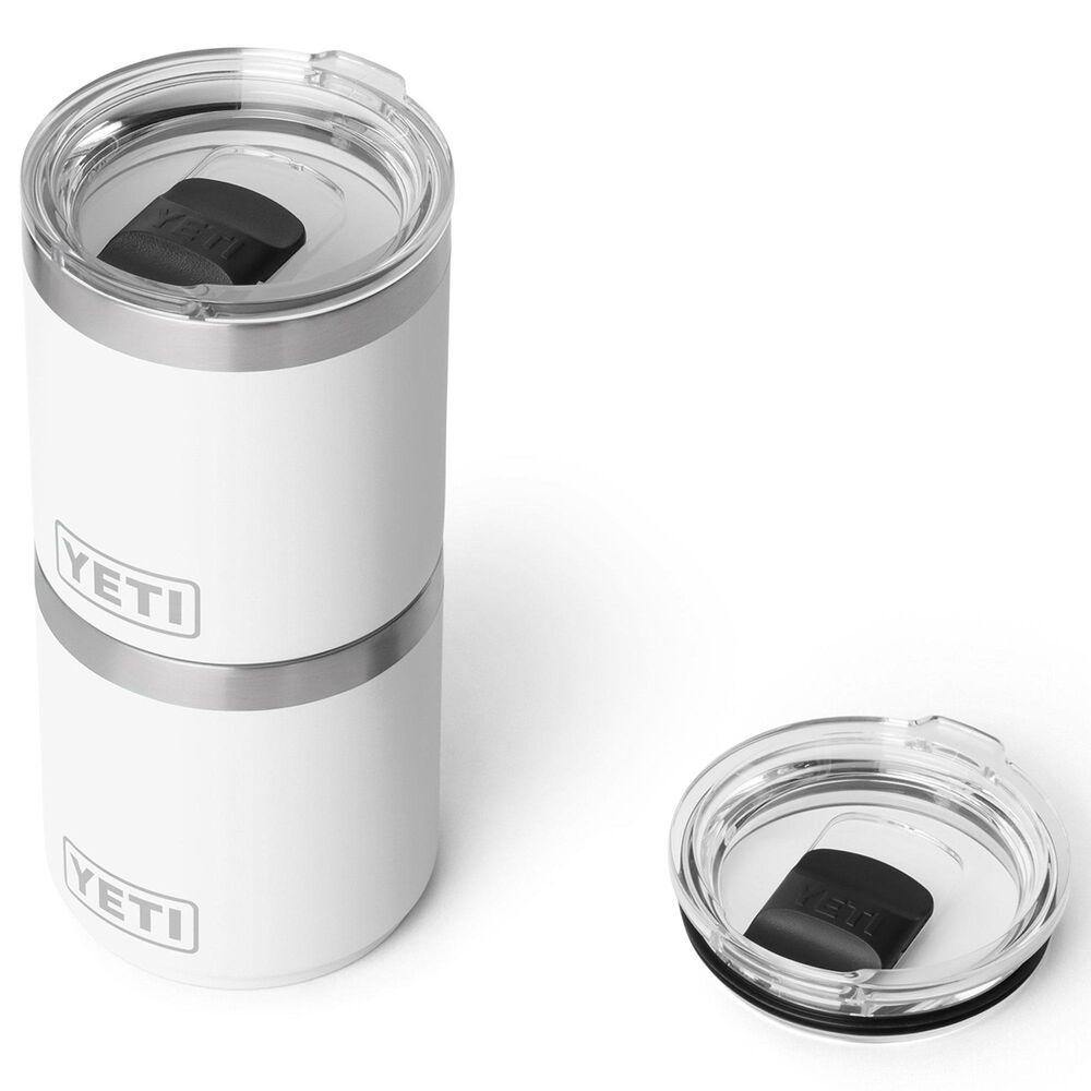 YETI Rambler 10 Oz Stackable Lowball 2.0 with MagSlider Lid in White, , large