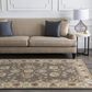 Surya Caesar CAE-1005 7"6" x 9"6" Charcoal and Khaki Area Rug, , large