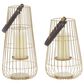 Maple and Jade Metal Lantern in Gold (Set of 2), , large