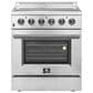 Forno Galiano 30" Freestanding Electric Range in Stainless Steel, , large