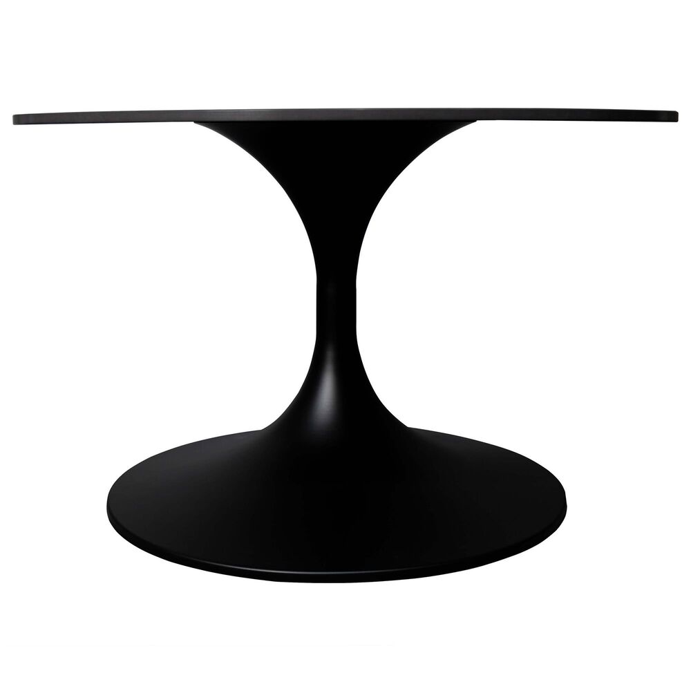 Leisuremod Verve 27&quot; Coffee Table with Sintered Stone Top in Black, , large