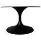 Leisuremod Verve 27" Coffee Table with Sintered Stone Top in Black, , large