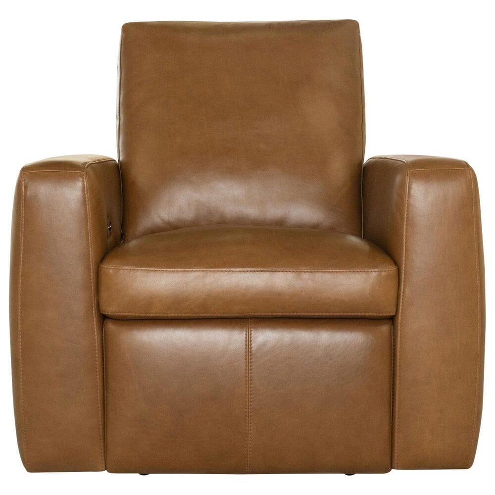 Flexsteel Aria Leather Power Recliner in Sedona, , large