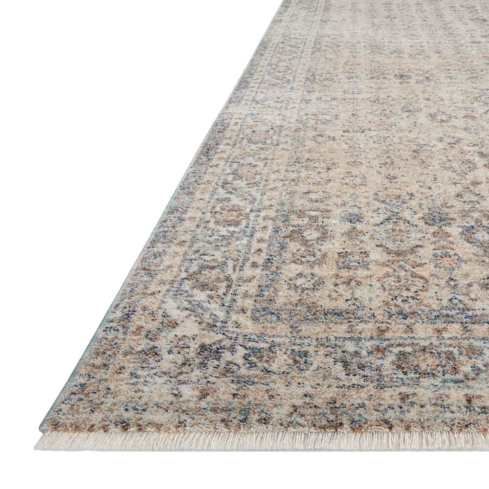 Angela Rose Blake 9&#39; x 13&#39; Beige and Denim Area Rug, , large