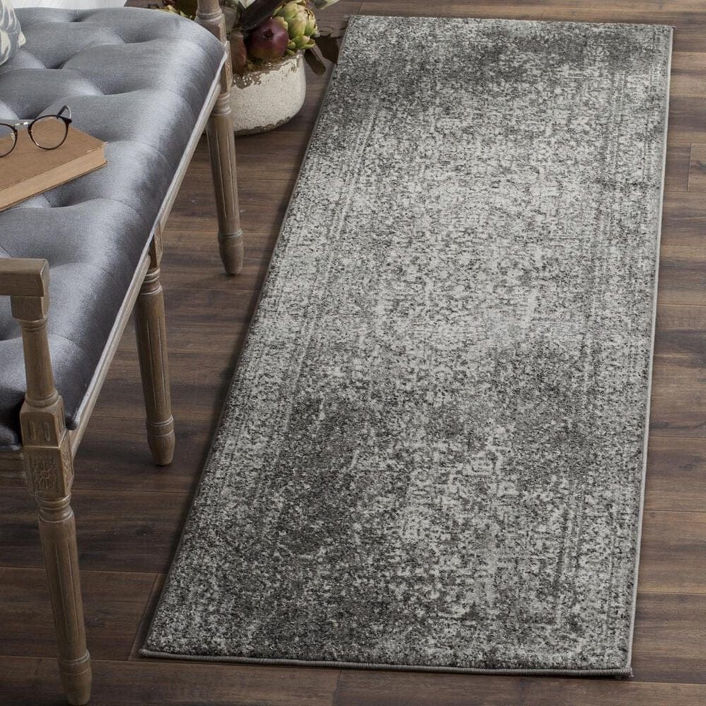 Safavieh Evoke EVK256D 2&#39;2&quot; x 11&#39; Grey and Ivory Runner, , large