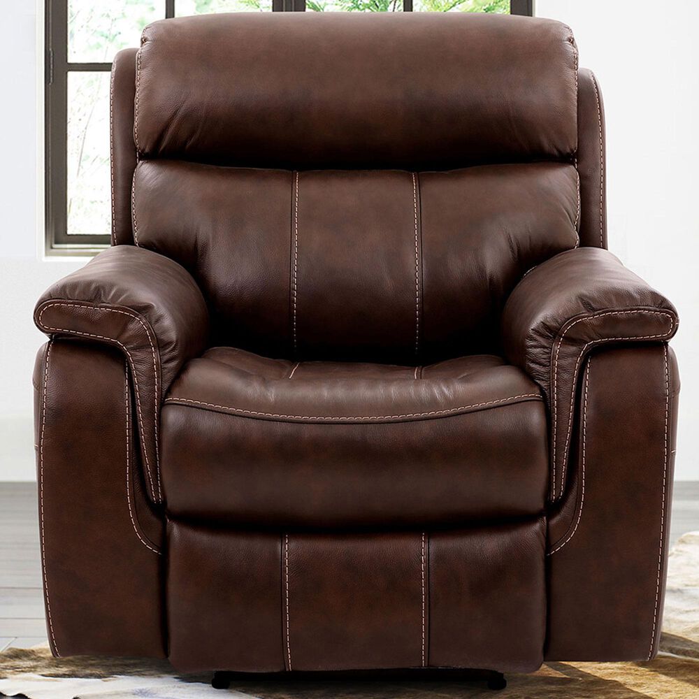 Blue River Montague Power Recliner in Brown, , large