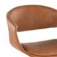 Lumisource Curvo Task Chair with Camel Cushion in Black, , large