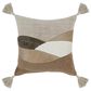 Classic Home Carve 18" Square Throw Pillow in Natural, , large