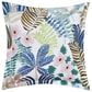 J. Queen New York Rainforest 18" Square Throw Pillow in Teal, , large