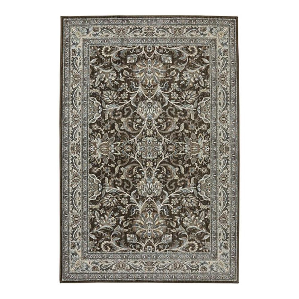 Karastan Euphoria Newbridge 90262-80062 9"6" x 12"10" Brown Area Rug, , large