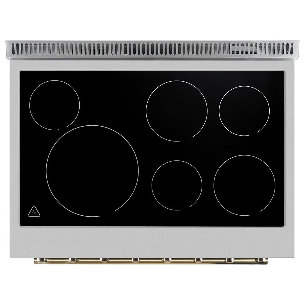 Forno Paolo 36" Freestanding Electric Range in Black, , large