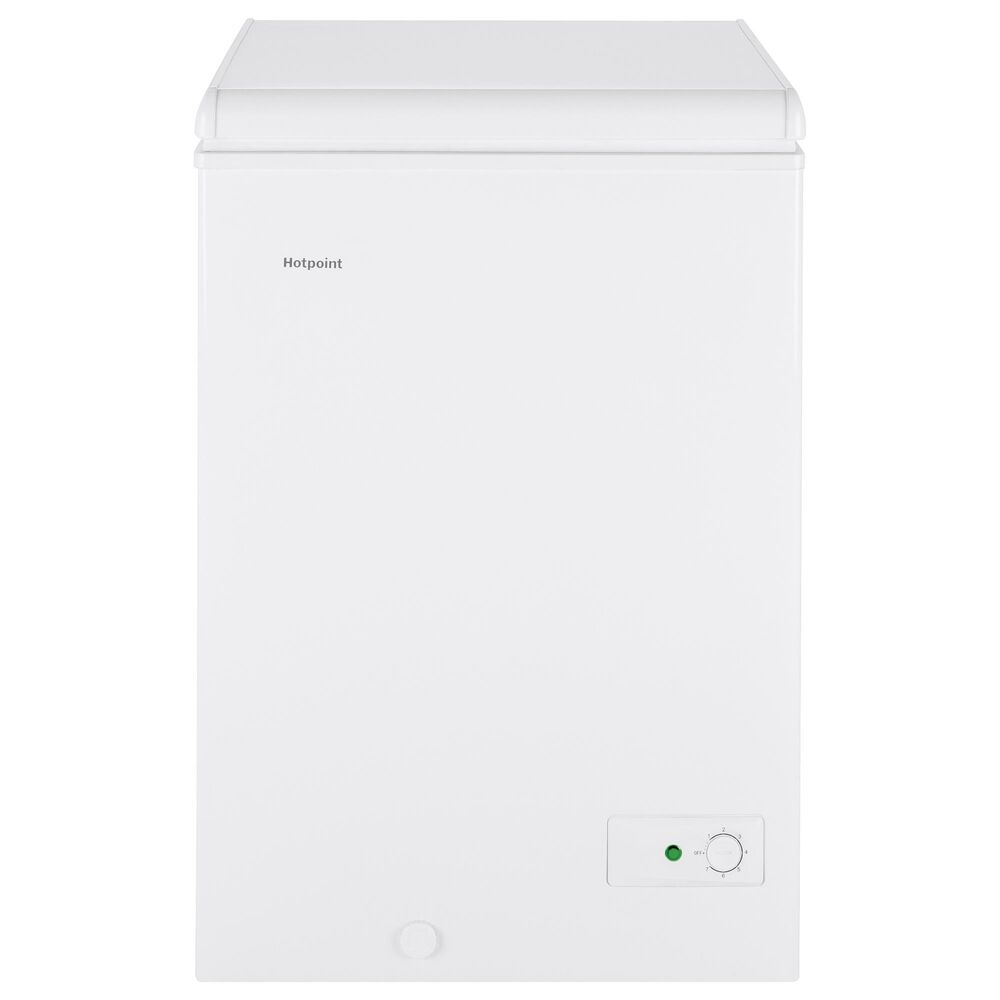 Hotpoint 3.6 Cu. Ft. Manual Defrost Chest Freezer in White, , large