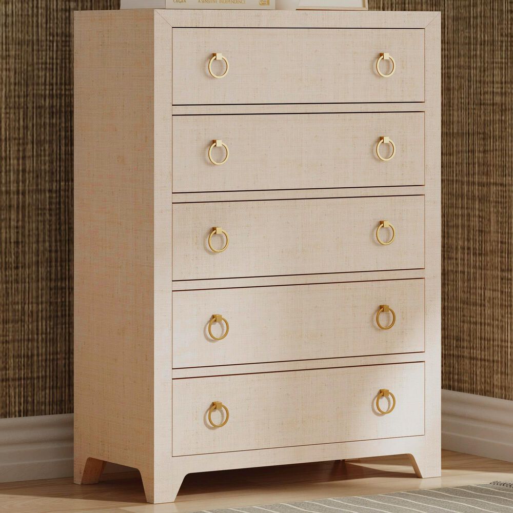 Butler Specialty Company Bar Harbor 6-Drawer Dresser in Natural Raffia, , large