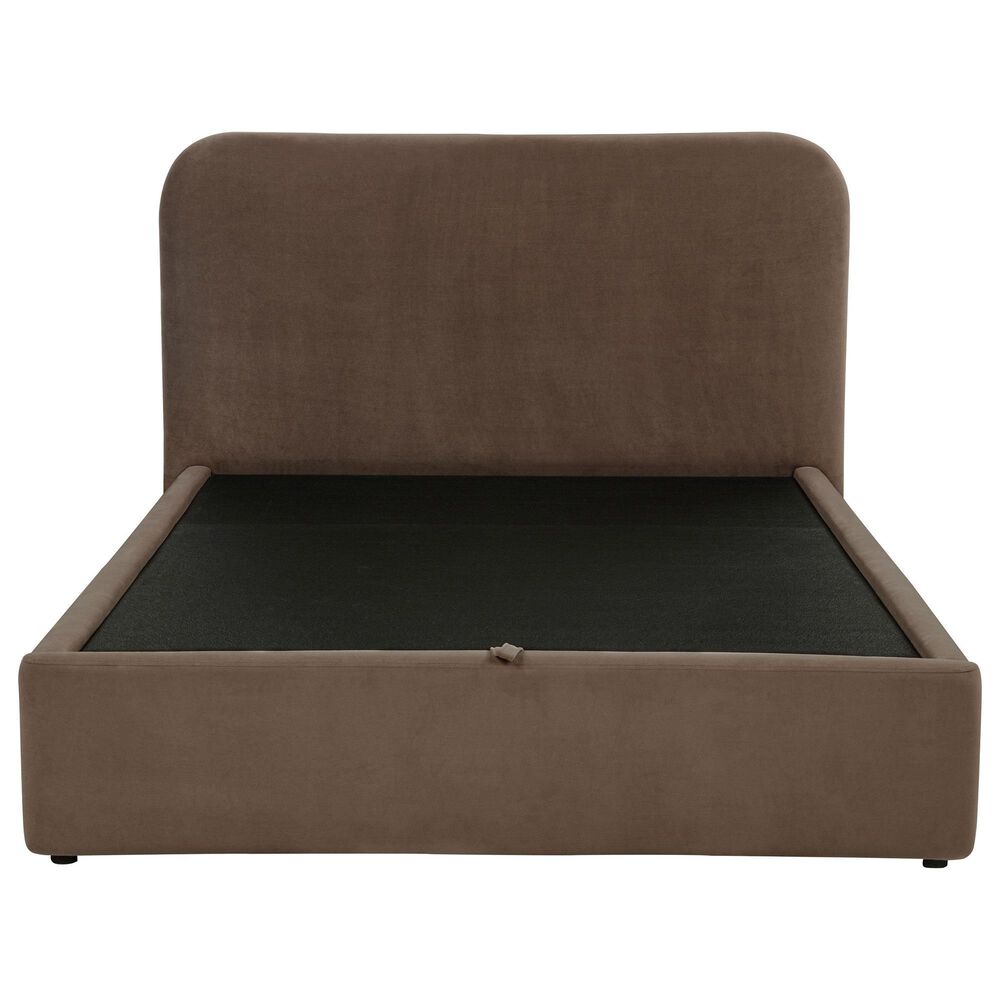 Pacific Landing Anders Full Lift Top Storage Bed in Chocolate, , large