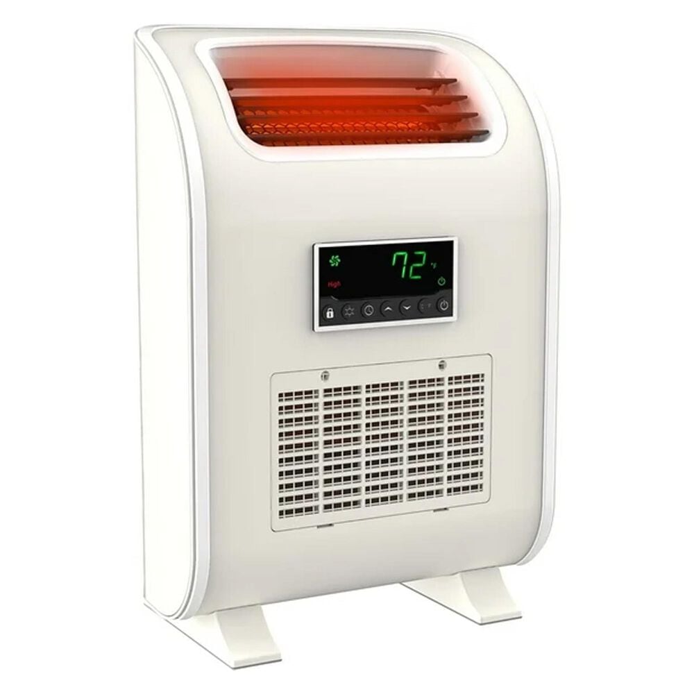 LifeSmart Slimline 3 Infrared Quartz Heater in White, , large