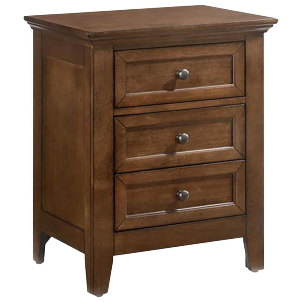 Hawthorne Furniture San Mateo Queen Storage Bed with Dresser and Two Nightstands in Tuscan, , large