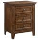 Hawthorne Furniture San Mateo Queen Storage Bed with Dresser and Two Nightstands in Tuscan, , large
