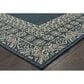 Oriental Weavers Latitude 7"10" x 10" Blue Area Rug, , large