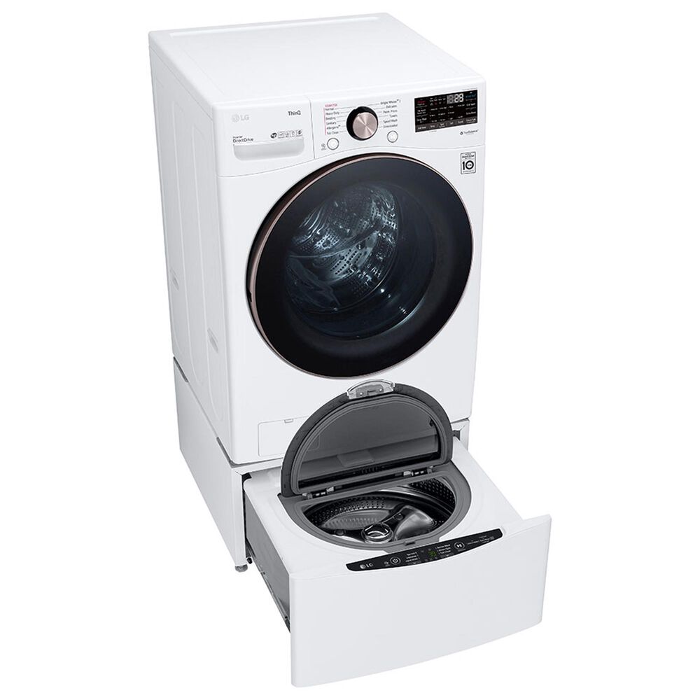 LG 4.5 Cu. Ft. Front Load Washer with TurboWash 360 in White, , large