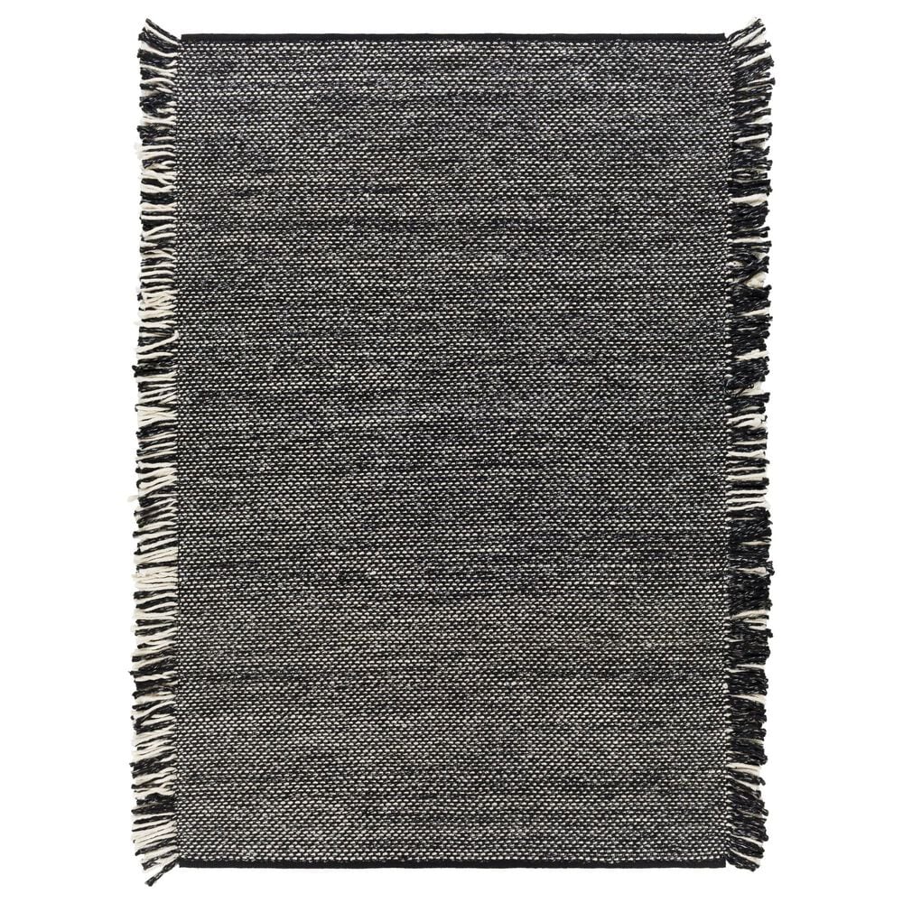Surya Azalea 5" x 7"6" Black, Brown and Medium Gray Indoor/Outdoor Area Rug, , large