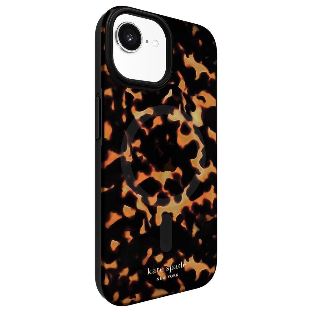 Kate Spade Protective MagSafe Case for Apple iPhone 16e/15/14/13 in Transparent Tortoise, , large
