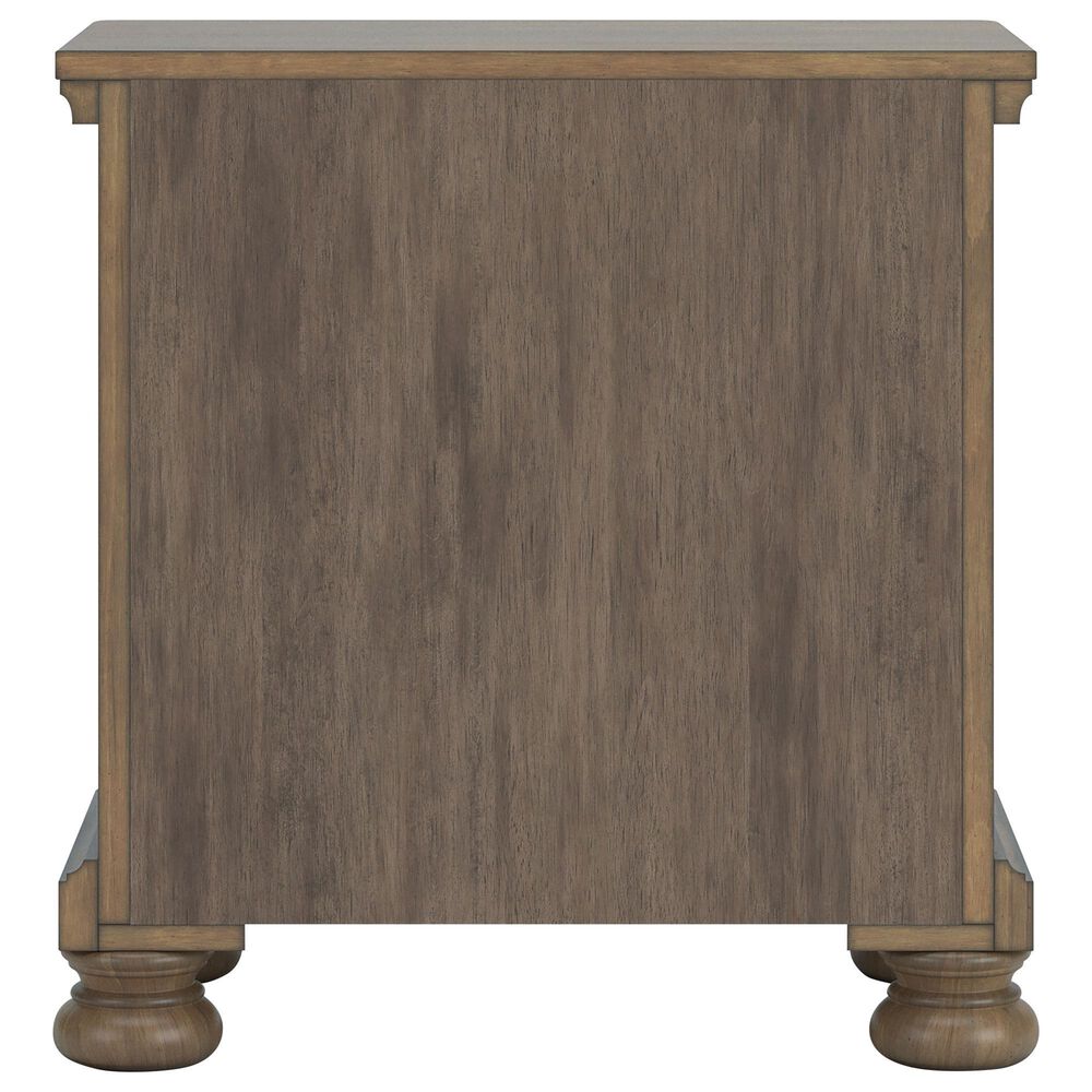Ashley Feddinger 3-Drawer Nightstand in Chestnut Brown, , large