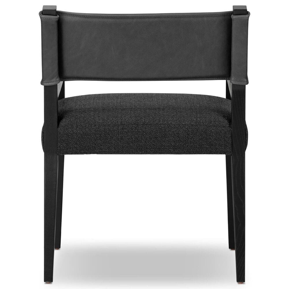 Four Hands Ferris Dining Arm Chair in Black Ash, , large