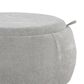 Lumisource Tray Storage Pouf with Leg in Light Grey, , large
