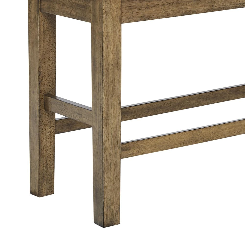 Ashley Urbinforte 25.38 Faux Leather Counter Height Dining Bench in Light Brown, , large