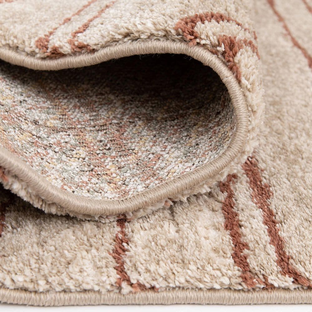 Central Oriental Stonington Lyanna Tan 7&#39;10&quot; x 9&#39;10&quot; Area Rug, , large