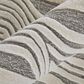 Feizy Kimball Gray and Ivory 3"6" x 5"6" Area Rug, , large