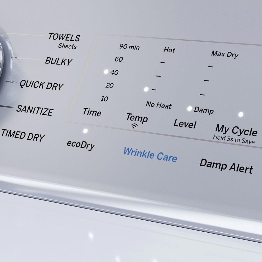 GE Profile 4.9 Cu. Ft. Top Load Agitator Washer and 7.4 Cu. Ft. Gas Dryer Laundry Pair in Diamond Gray, , large