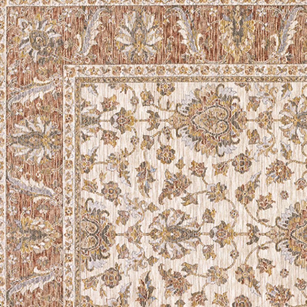 Oriental Weavers Maharaja Dakota 5091Q 9&#39;10&quot; x 12&#39;10&quot; Rust Area Rug, , large