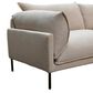 Moe"s Home Collection Jamara 2-Piece Right Facing Stationary Sectional with Chaise in Beige, , large