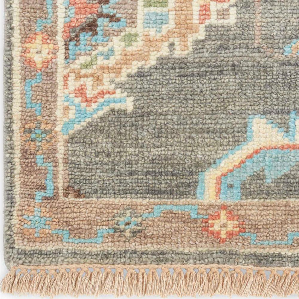 Nourison Odessa Dark Grey and Multicolor 10' x 14' Area Rug, , large