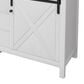 Lexora Home Marsyas 80" Double Bathroom Vanity in White with Grey Quartz Top and Rectangular Sinks, , large