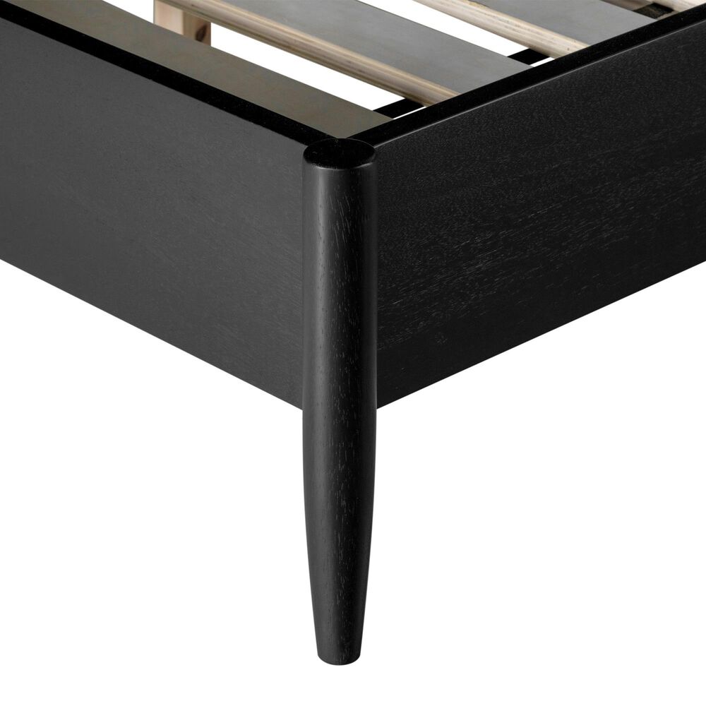 37B Casal Queen Platform Bed in Black Finish, , large