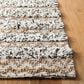 Safavieh Natura NAT720Z 2"3" x 8" Ivory and Black Runner, , large