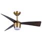 Minka-Aire Elavan 36" Indoor/Outdoor Ceiling Fan with LED Light in Legacy Brass, , large