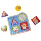 Melissa & Doug 5-Piece Ms. Rachel Jumbo Knob Puzzles in Red, , large