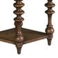 Hekman Fairfax Octagon End Table in Chestnut Brown and Black, , large
