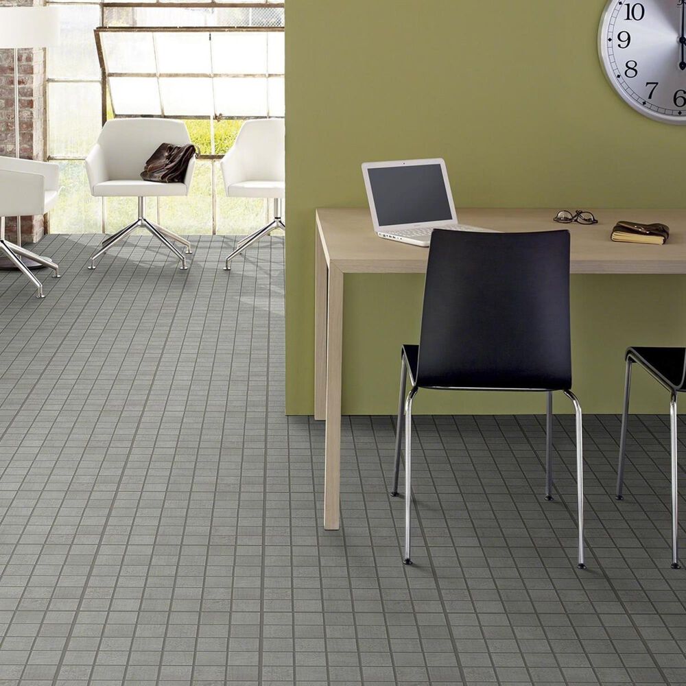 Shaw Tessuto Grigio 12&quot; x 12&quot; Porcelain Mosaic Sheet, , large