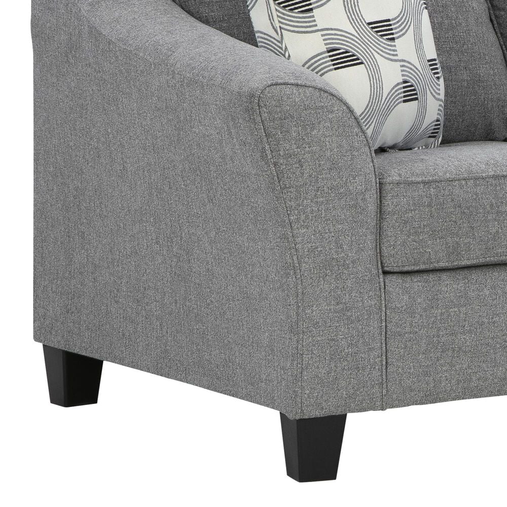 Ashley Mathonia Loveseat in Smoke, , large