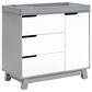 Babyletto Hudson 2 Piece Nursery Set in Grey and White, , large