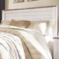 Ashley Willowton Full/Queen Panel Headboard in White Washed, , large
