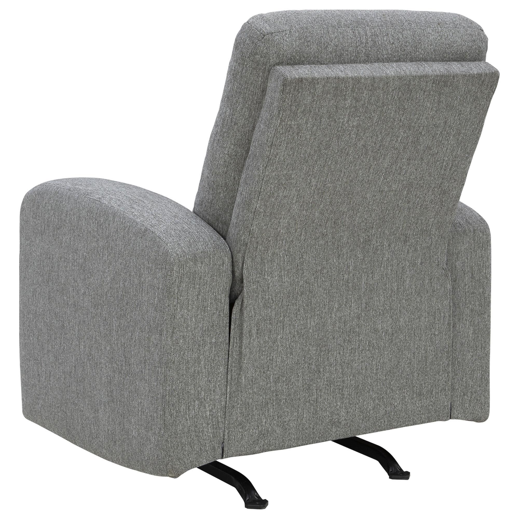 Ashley Gauntlet Manual Rocker Recliner in Sterling