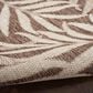 Nourison Garden Oasis Nature Mocha 4" x 6" Indoor/Outdoor Area Rug, , large