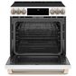 Cafe 2-Piece Kitchen Package with 30" Slide-In Range and 1.7 Cu. Ft. Microwave Oven in Matte White, , large