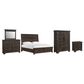 Mayberry Hill Colorado 5 Piece Queen Storage Bedroom Set in Charcoal with USB Ports, , large