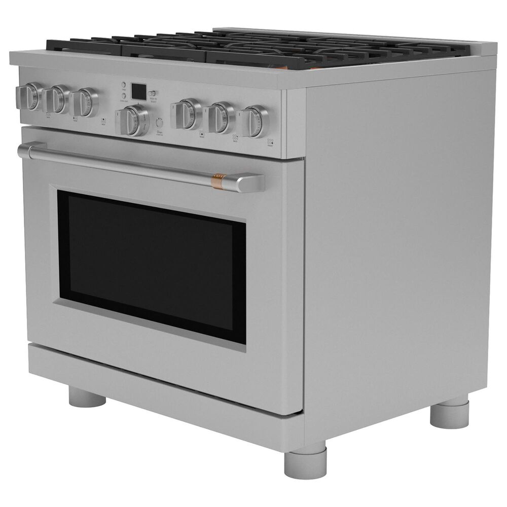 Cafe 6.2 Cu. Ft. Freestanding Natural Gas Range in Stainless Steel and Brushed Stainless, , large